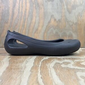 CROCS Women's Brown Slingback Flats